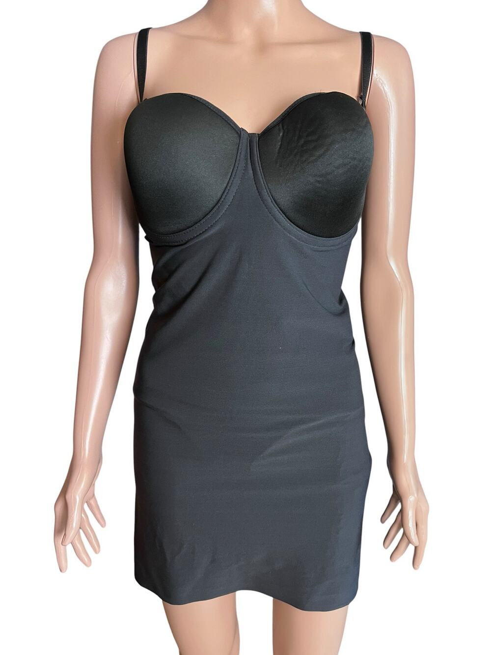 Naomi & Nicole Luxe Shaping Firm Bra Slip 40C Style 7777 Removable Straps